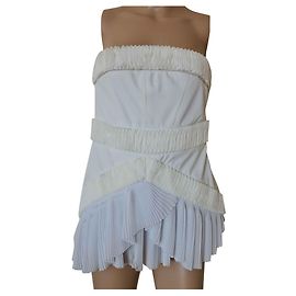 Autre Marque Betty Blue Top White Polyamide White
