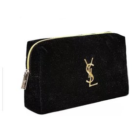 Yves Saint Laurent-Bolsa de bolsa de maquillaje YSL-Negro