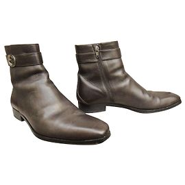 Gucci ankle boots Dark brown