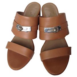 Hermès Sandali Kelly Caramello