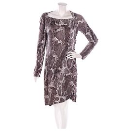 Robe à manches longues Michael Michael Kors motif serpent XL Multicolore