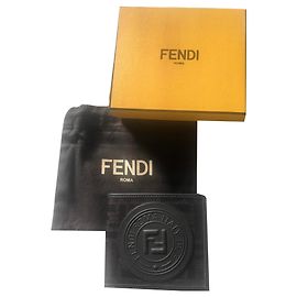 Fendi mens wallet new Black