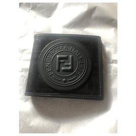 Fendi-Fendi mens wallet new-Black