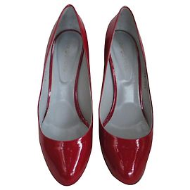 Sergio Rossi Pumps Dark Red Patent Leather Dark red