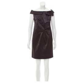 Diane Von Furstenberg-DvF "Pia" robe de cocktail-Noir