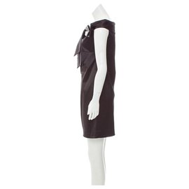 Diane Von Furstenberg-DvF "Pia" robe de cocktail-Noir