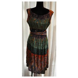 Etro-Etro Print Kleid-Mehrfarben 