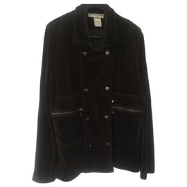 Sonia Rykiel-Vintage velvet jacket-Chocolate