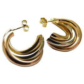 Autre Marque pendiente criolla 3 oros 18K Dorado