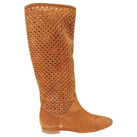 Fratelli Rosseti Botas de openwork Fraelli Rossetti Caramelo