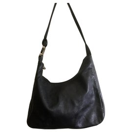Russell & Bromley-Black leather bag-Black