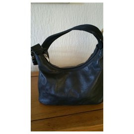 Russell & Bromley-Black leather bag-Black