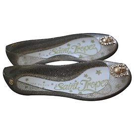 Philipp Plein Ballerines Doré