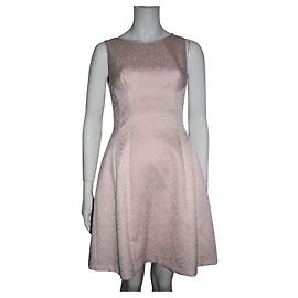 Coast Robe en soie brodée Rose