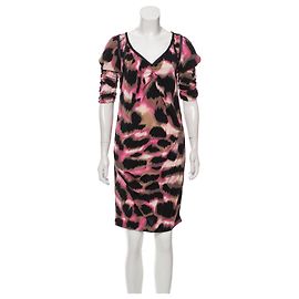 Vestido de seda Diane von Furstenberg Katerina con estampado abstracto Multicolor