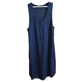 Robe courte débardeur T By Alexander Wang Bleu Bleu