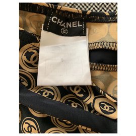 Chanel-Mini vestido de verão-Bege