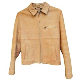 Dolce & Gabbana-Dolce & Gabbana leather jacket-Caramel