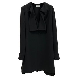 Balenciaga-Black evening dress-Black