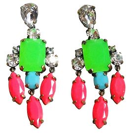 J.Crew Boucles d'oreilles Multicolore