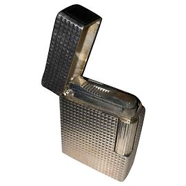 St Dupont Refillable Lighter Silver Silvery