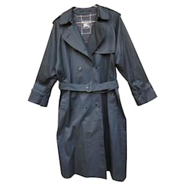 Burberry-Burberry Trench Vintage Navy Blue T 42 Mint condition-Navy blue