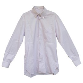 Autre Marque-Camicia Zilli 42 condizioni perfette-Bianco,Porpora