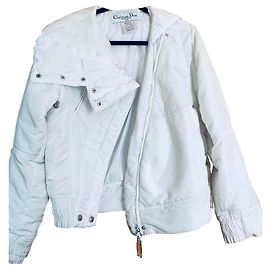 Christian Dior Terno de saia Branco