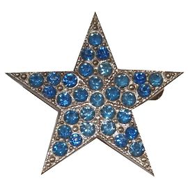 Saint Laurent Pins e spille Argento Blu