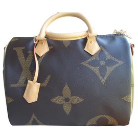 Louis Vuitton-Speddy 30 Monogramm-Riese-Braun