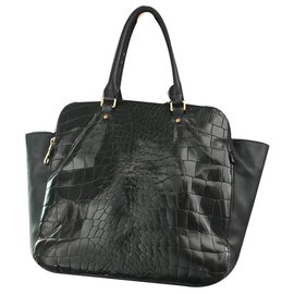 Marc by Marc Jacobs-Bolso de charol Marc by Marc Jacobs-Negro