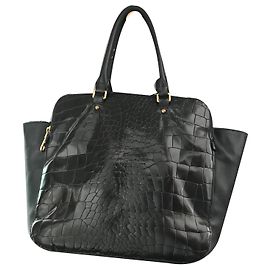 Marc by Marc Jacobs Lacklederhandtasche Schwarz