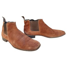 Prada Chelsea boots light brown suede Light brown
