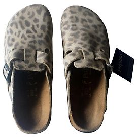 Birkenstock BOSTON LEOPARDO Leopard print