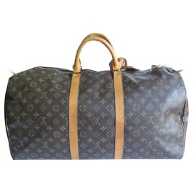 Louis Vuitton-Keepall 55-Marrone chiaro