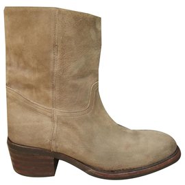 Autre Marque-Botas Buttero-Taupe