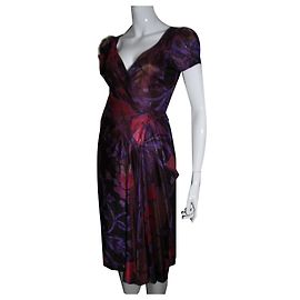 Diane Von Furstenberg Seltenes Vintage Wickelkleid Mehrfarben