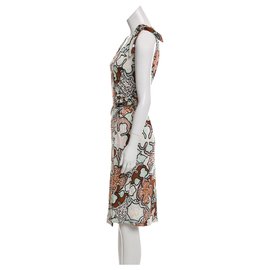 Diane Von Furstenberg-Tyler silk wrap dress-Multicor