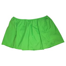 Pinko Neon Green Mini Skirt Green