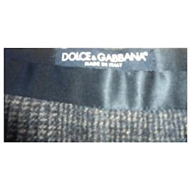 Dolce & Gabbana-SCHÖNER ROCK DOLCE & GABBANA IN ALPAGE UND SEIDE-Schwarz