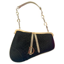 Christian Dior Clutch bags Black