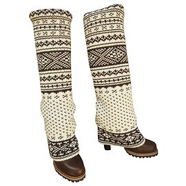 winter boots Dolce & Gabbana new condition Brown