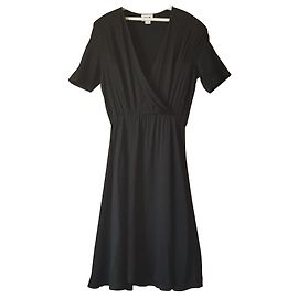 Bel Air Kleid Schwarz Schwarz