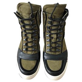 Balmain pour H&M Tênis Caqui