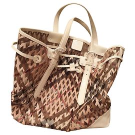 Borsa Tote Burberry Eggshell Bianco sporco