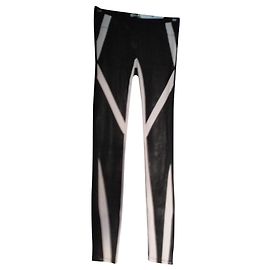 Iro Hose, Gamaschen Schwarz Weiß