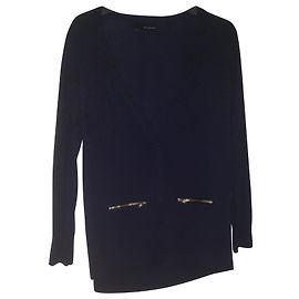The Kooples Cardigan com estampa de leopardo Preto Azul