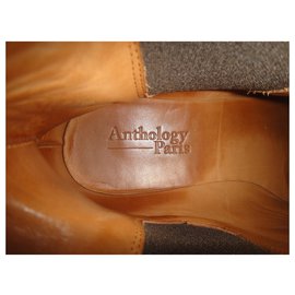 Autre Marque-Ankle boots Anthology Paris pointure 37-Brown