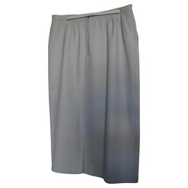 inconnue-Straight skirt-Grey