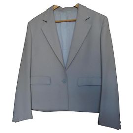 inconnue Spencer Wolljacke grau Grau